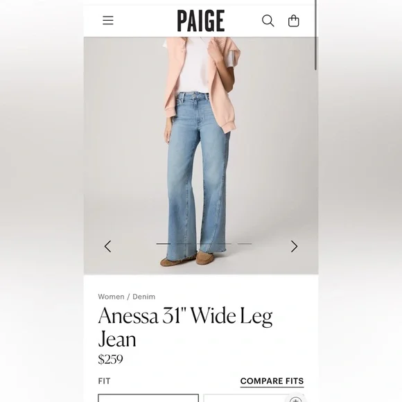 PAIGE “Anessa” Flare Jeans - new w/ tags 🏷️ - Picture 5 of 7